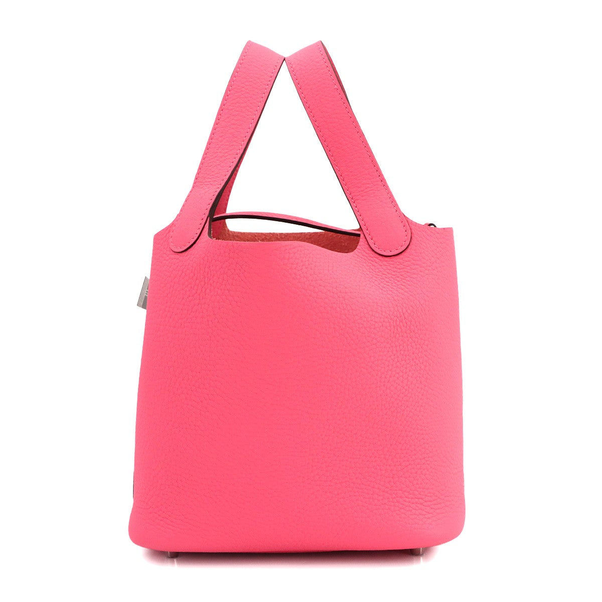 HERMES Picotin Lock PM Hand Bag Taurillon Clemence Rose Azalee 902984930