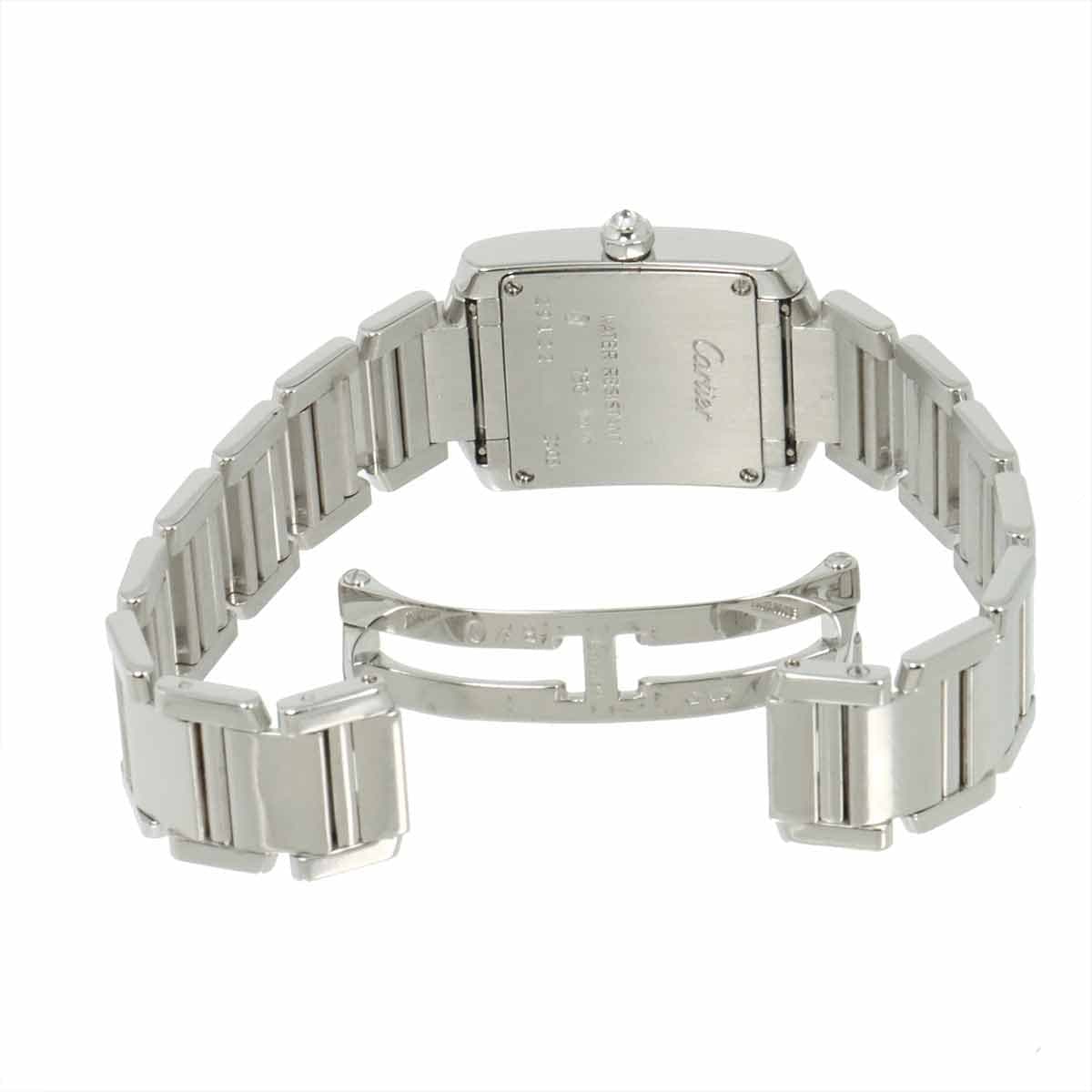 Cartier Cartier Tank Francaise SM WE1002S3 Diamond 750 WG Cream Dial Ladies 90318712