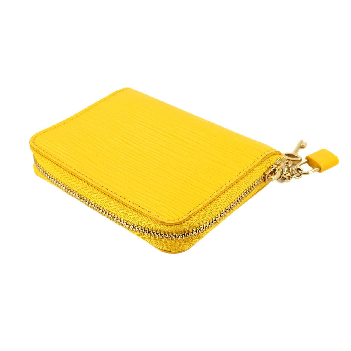 LOUIS VUITTON Epi Zippy Coin Purse Wallet Leather Yellow M61206 902944984