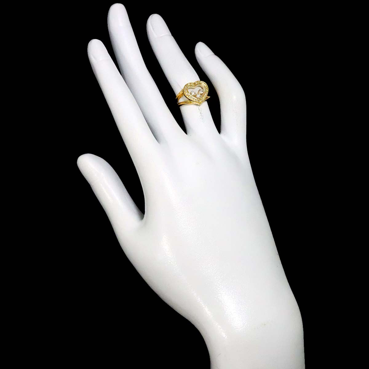 Chopard Happy Diamond Ring 18K YG 750 Size4(US) 903195278