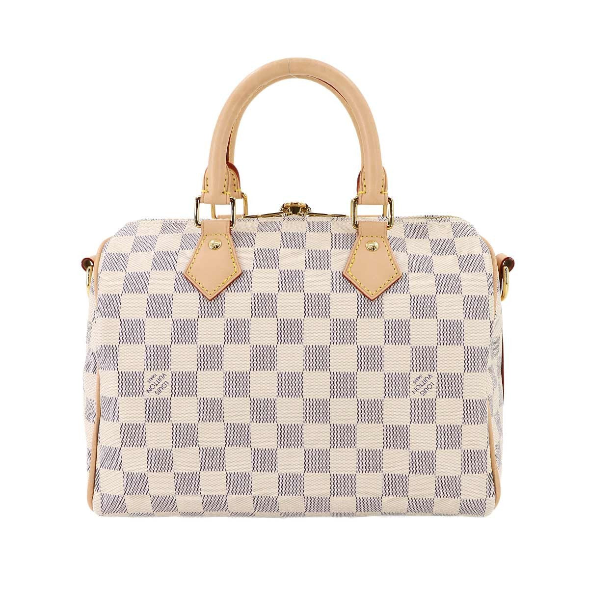 LOUIS VUITTON Damier Azur Speedy Bandouliere 25 Hand Bag N41374 Purse 902900022