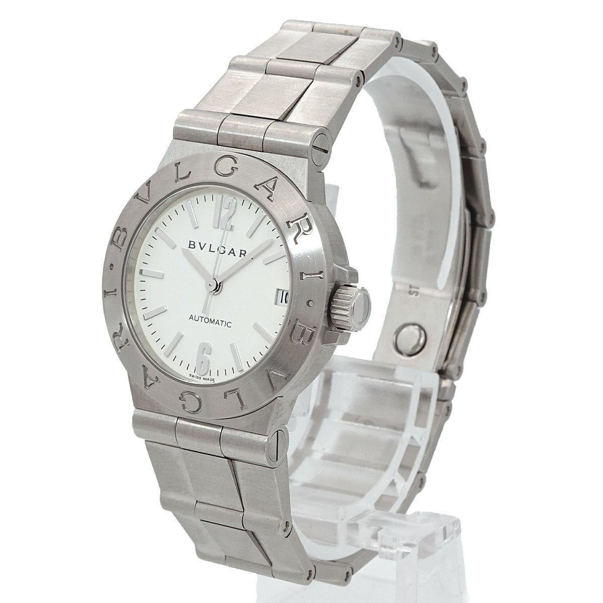BVLGARI Diagono Sports LCV29S White Dial Automatic Ladies Watch 903120131