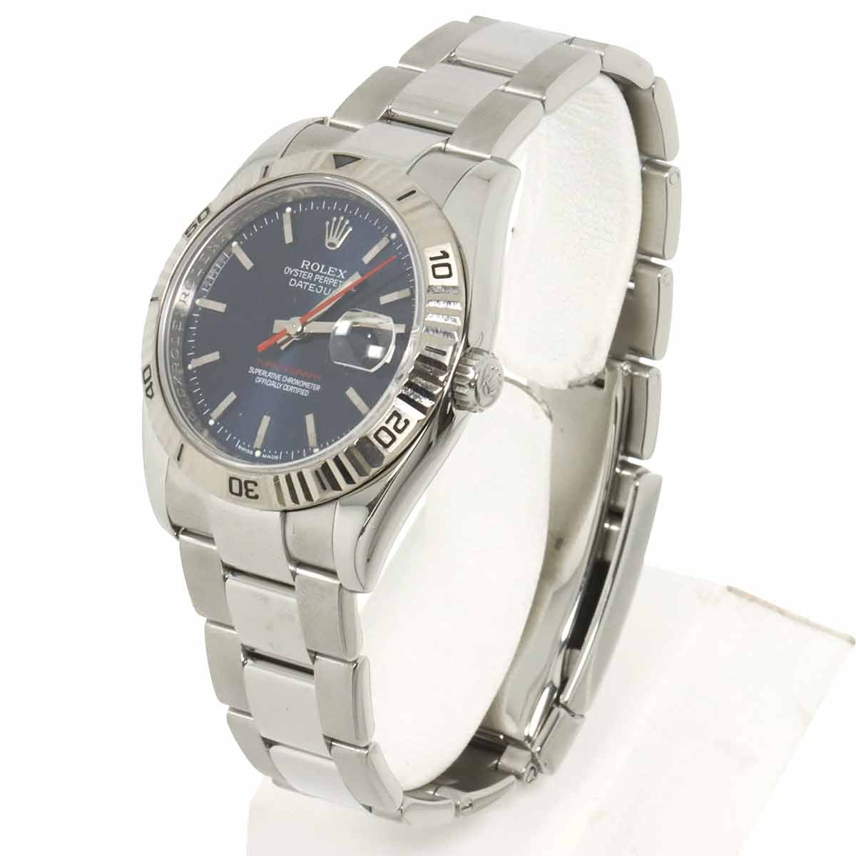 Rolex Datejust Turnograph 116264 Serial F 750 K18WG Blue Dial Mens 903042491
