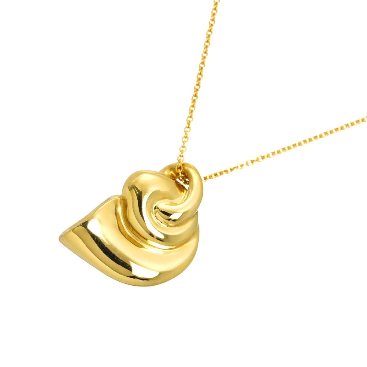 TIFFANY Co. Horn Necklace 18K Yellow Gold 750 903274770