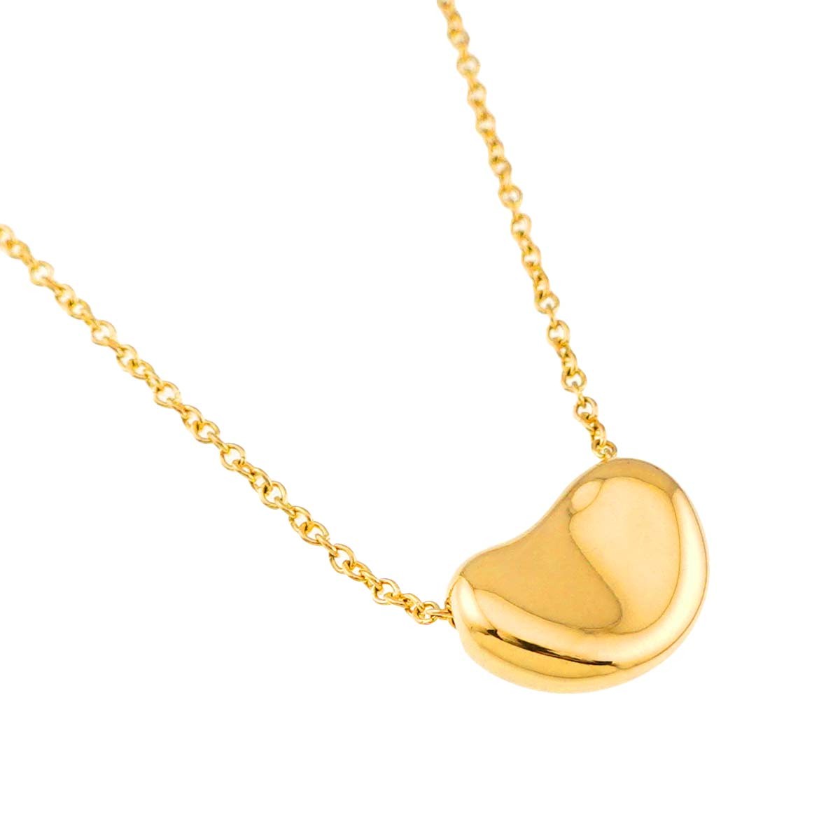 TIFFANY Co. Bean Necklace 18K Yellow Gold 750 903244992