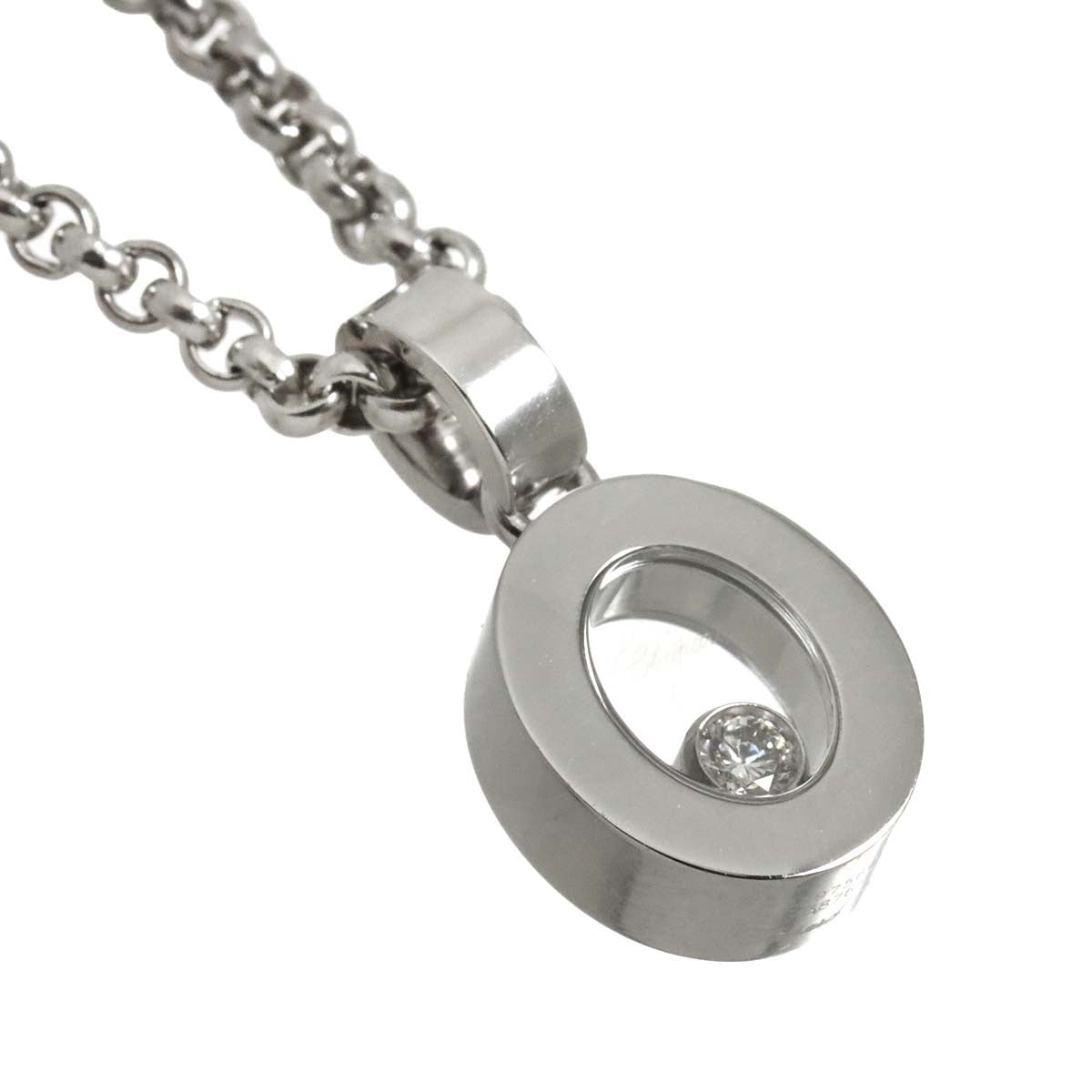 Chopard Happy Diamond Necklace 18K White Gold 750 903281922
