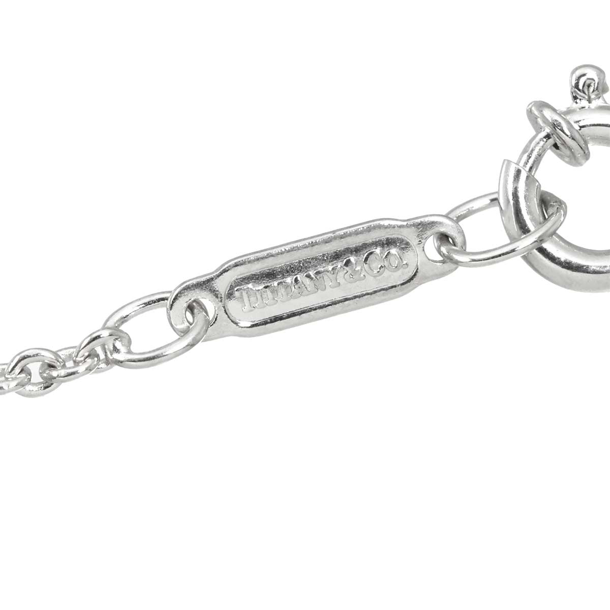 TIFFANY Co. Heart Diamond Necklace 18K WG White Gold 750 903184094