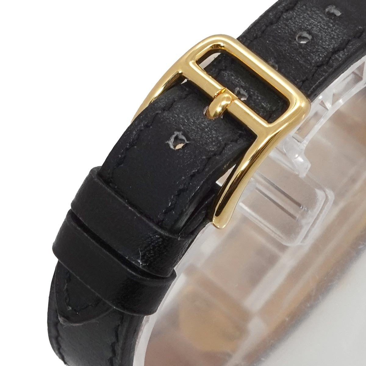 HERMES Kelly Watches Quartz Black Dial Vintage Cadena Ladies Watch 903446528