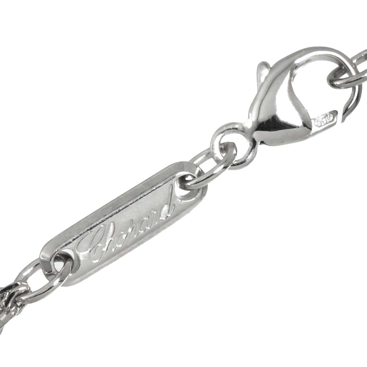Chopard Happy Spirit Diamond Necklace 18K White Gold 750 903135985