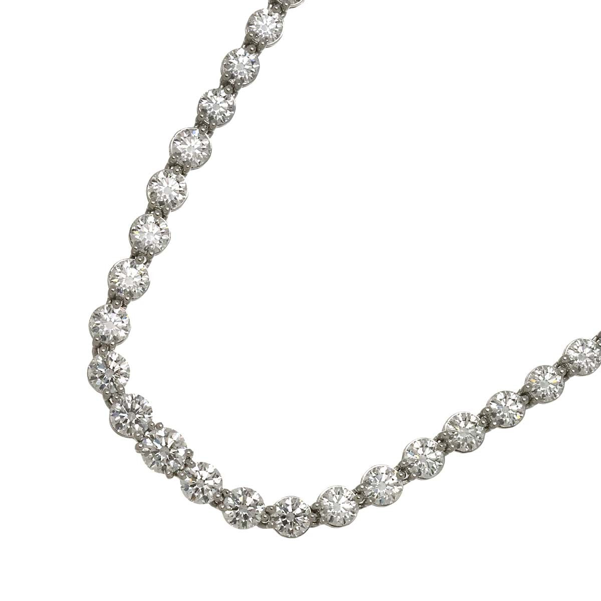 TIFFANY Co. Victoria Diamond Necklace Pt Platinum 902992751