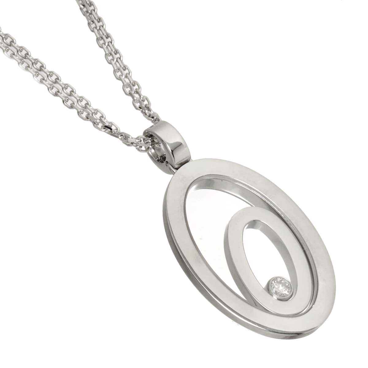 Chopard Happy Spirit Diamond Necklace 18K White Gold 750 903135982