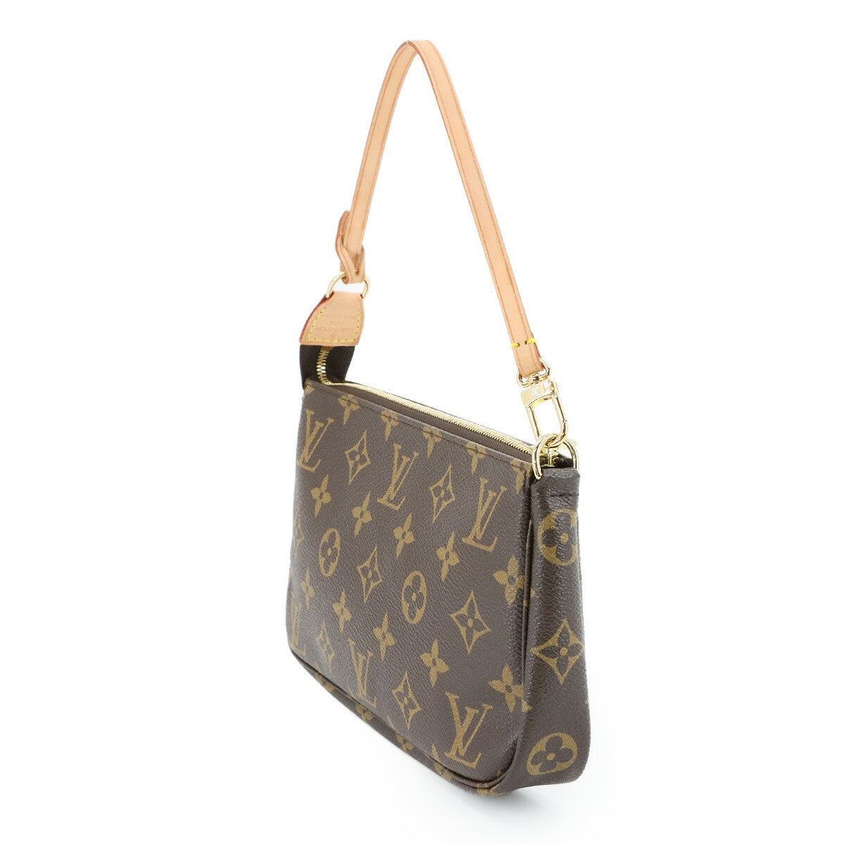 LOUIS VUITTON Monogram Pochette Accessoires Hand Bag Pouch Brown M51980 902890912