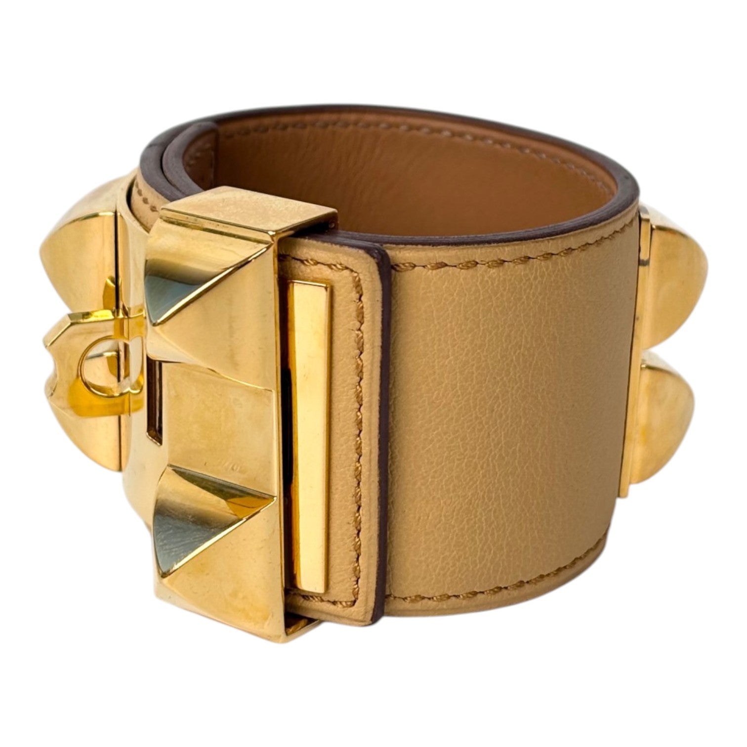 Hermes Juane Amber & Gold CDC Bracelet S