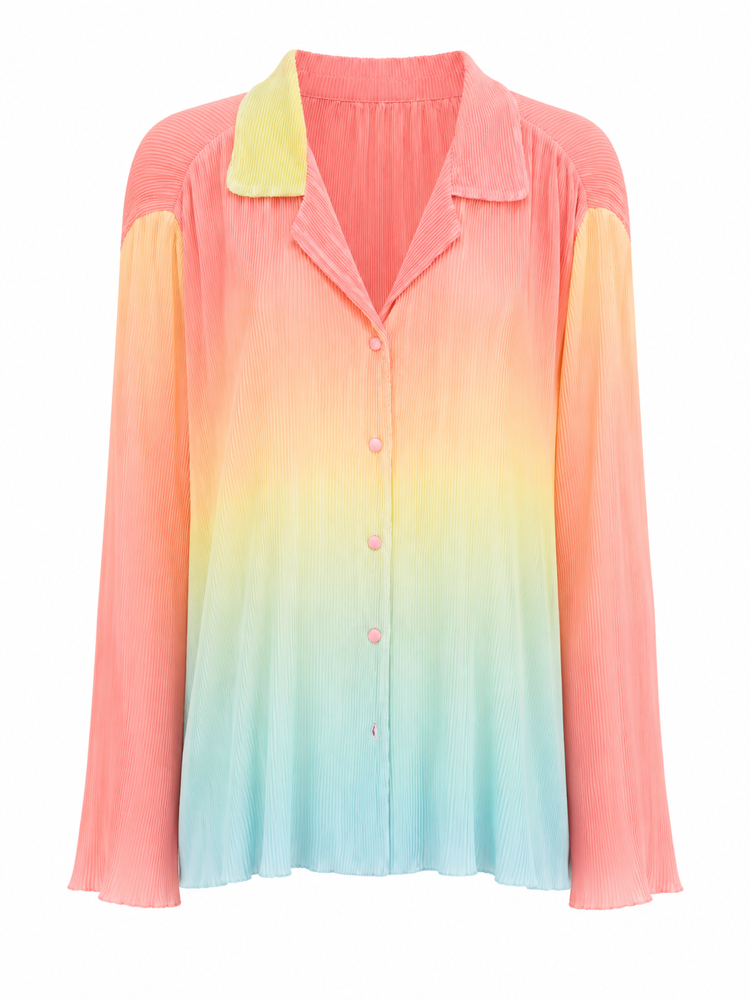 PLEATED SET SHIRT AND TROUSER SORBET MCL12239