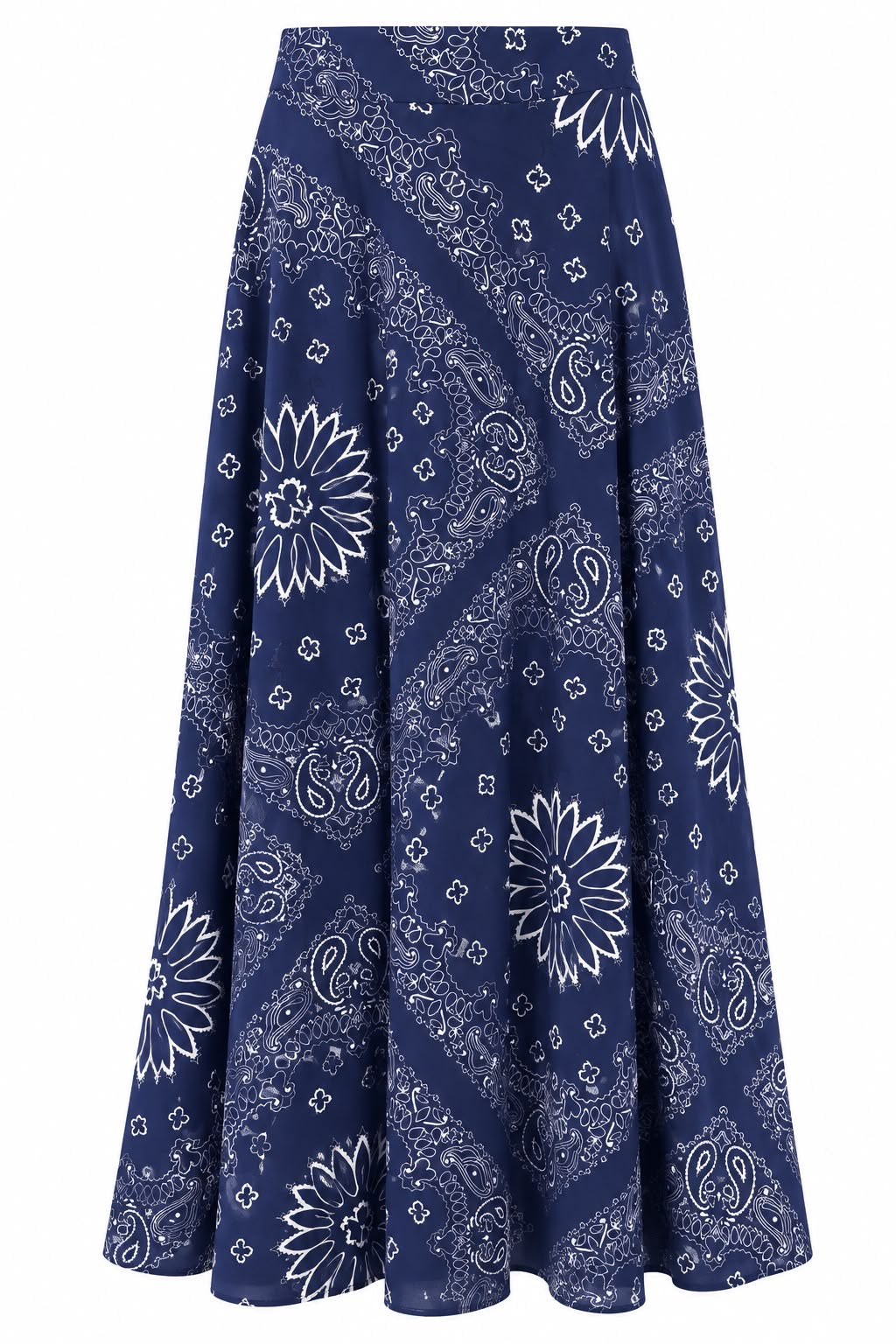 SKIRT KARLY VEGAN SUEDE BANDANA BLUE MCL13526