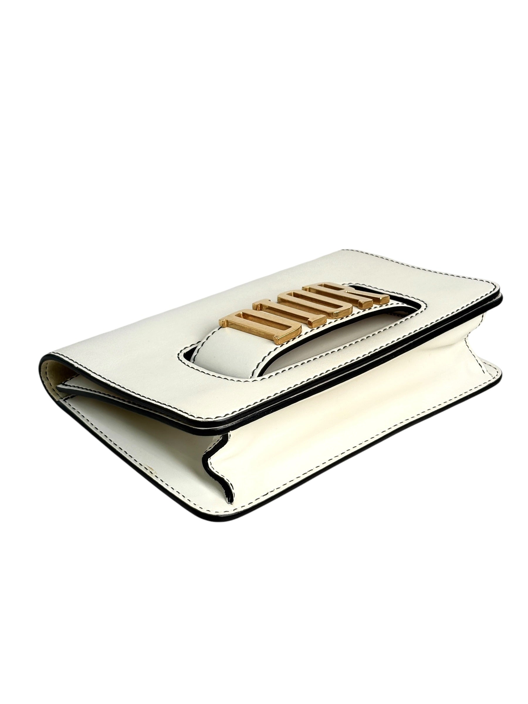 Dior White Clutch Bag
