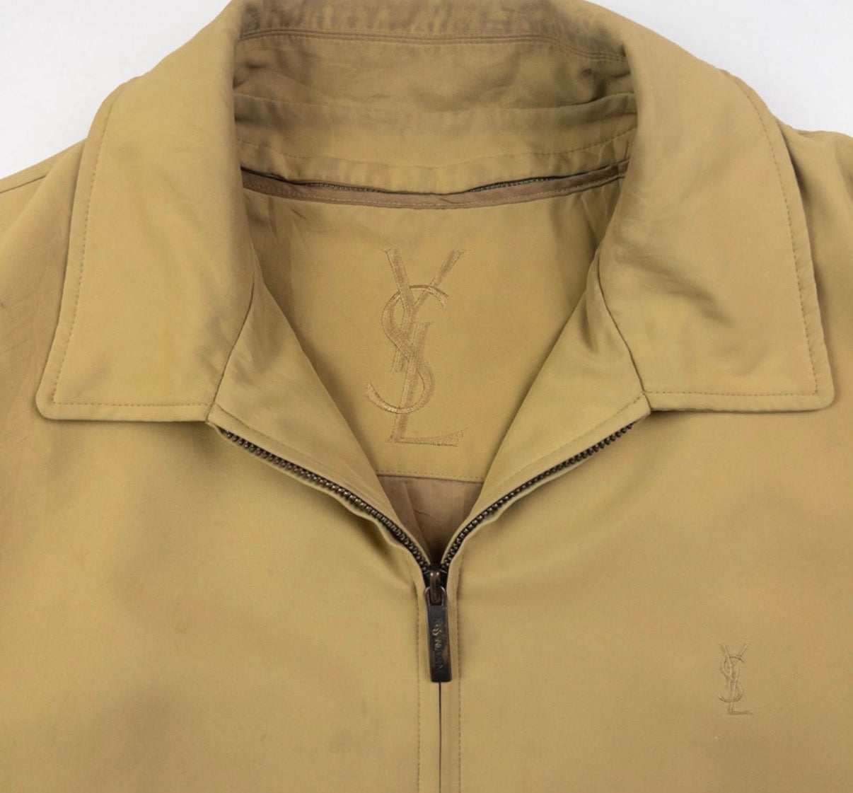 Vintage YSL Yves Saint Laurent Harrington Jacket Size M DBXM0018