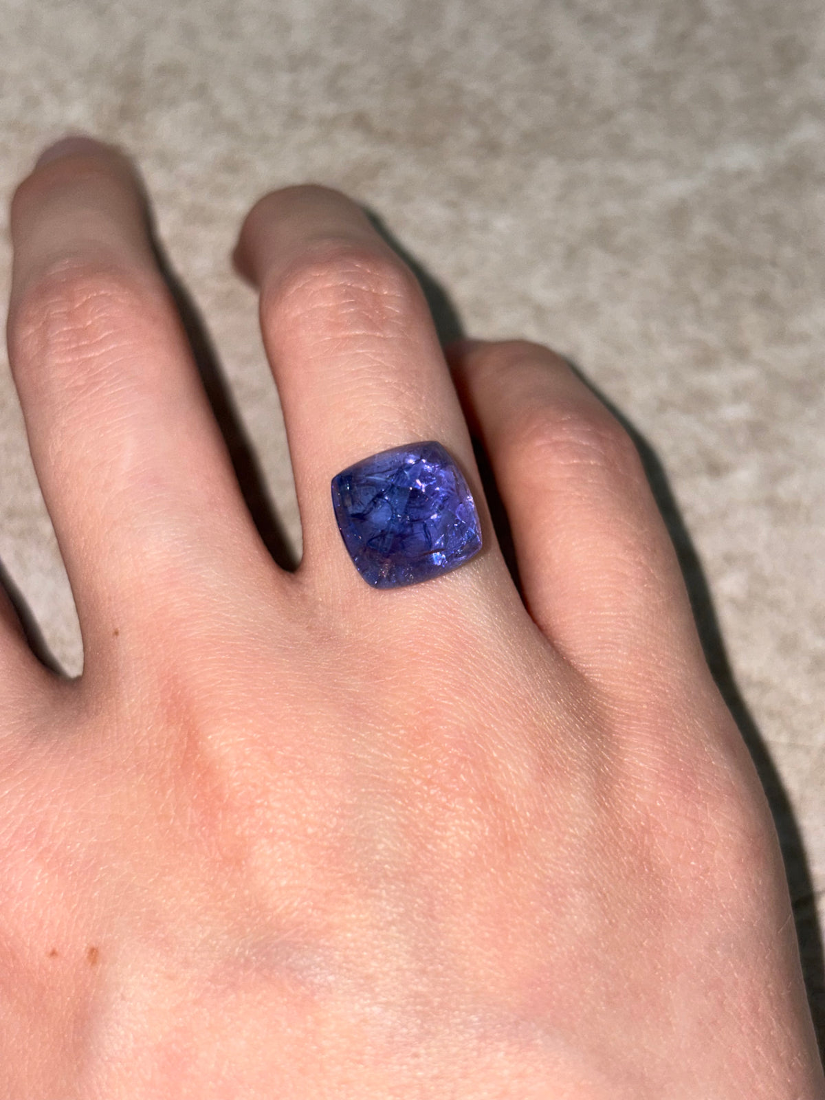 8.75ct Tanzanite Sugarloaf  THAIC1321