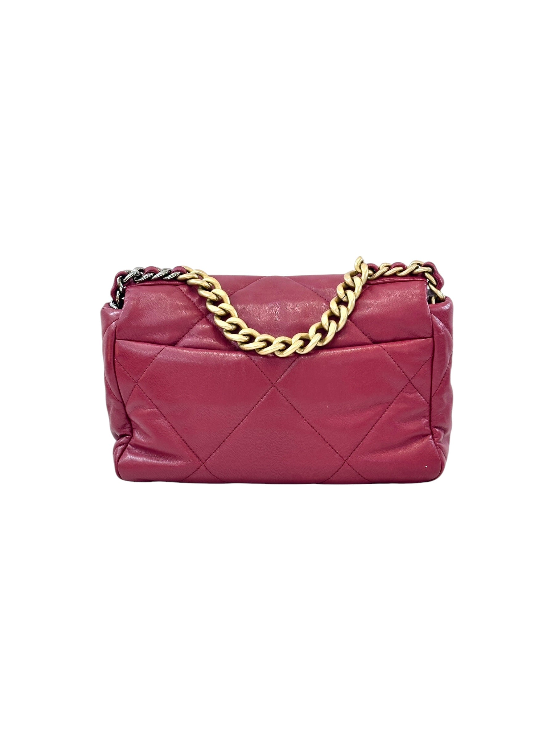 Chanel 19 Small Burgundy