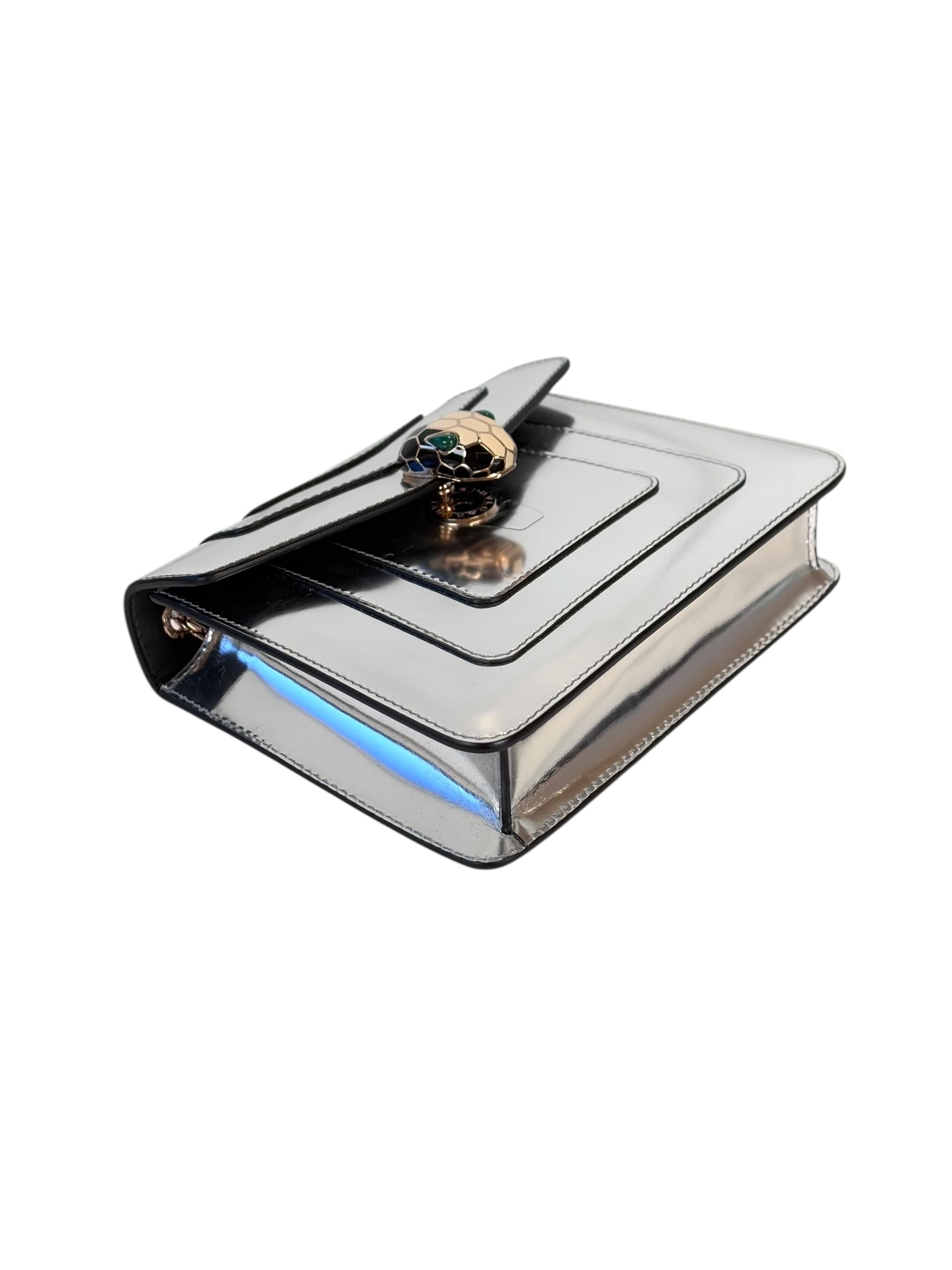 Bvlgari Serpenti Bag Cross Body in Silver