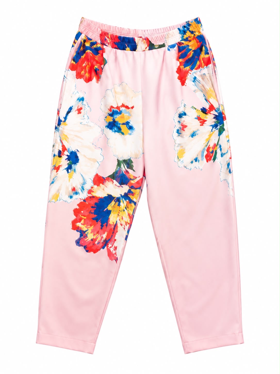 MARCELL TROUSER CREPE PLACEMENT GRADIENT FLORAL MCL12968