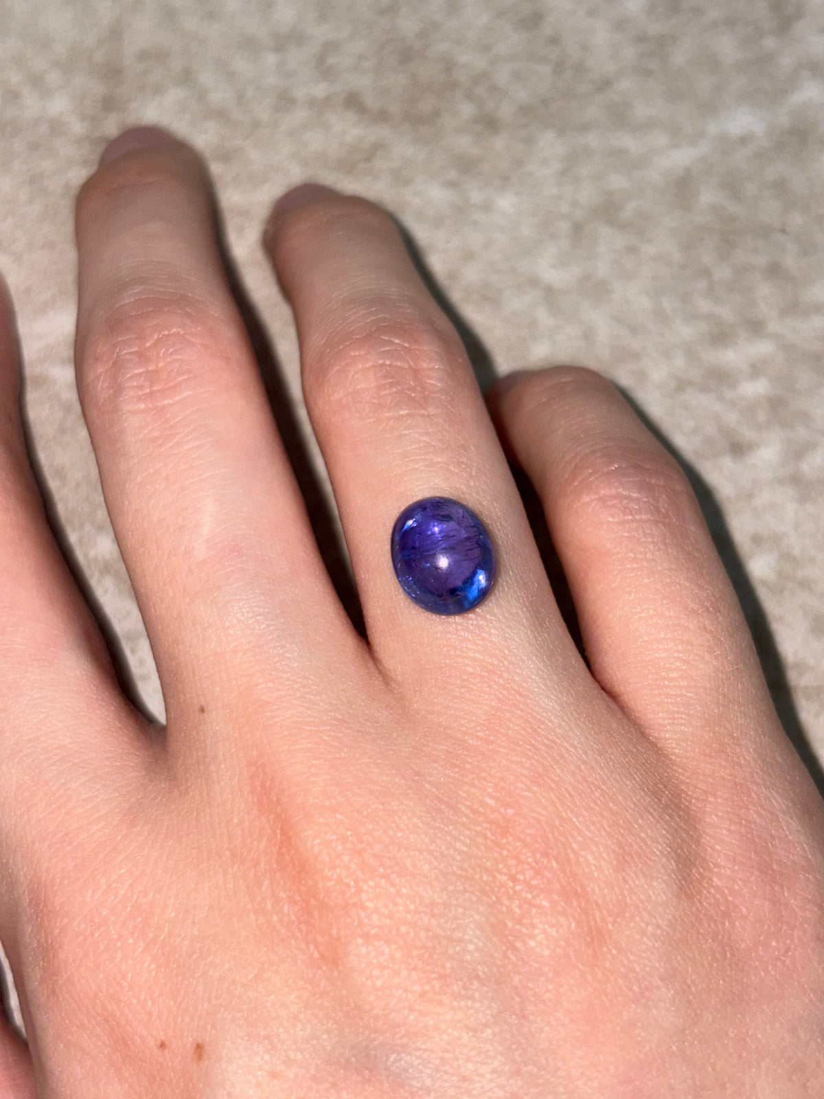 3.70ct Tanzanite Cabochon  THAIC1319