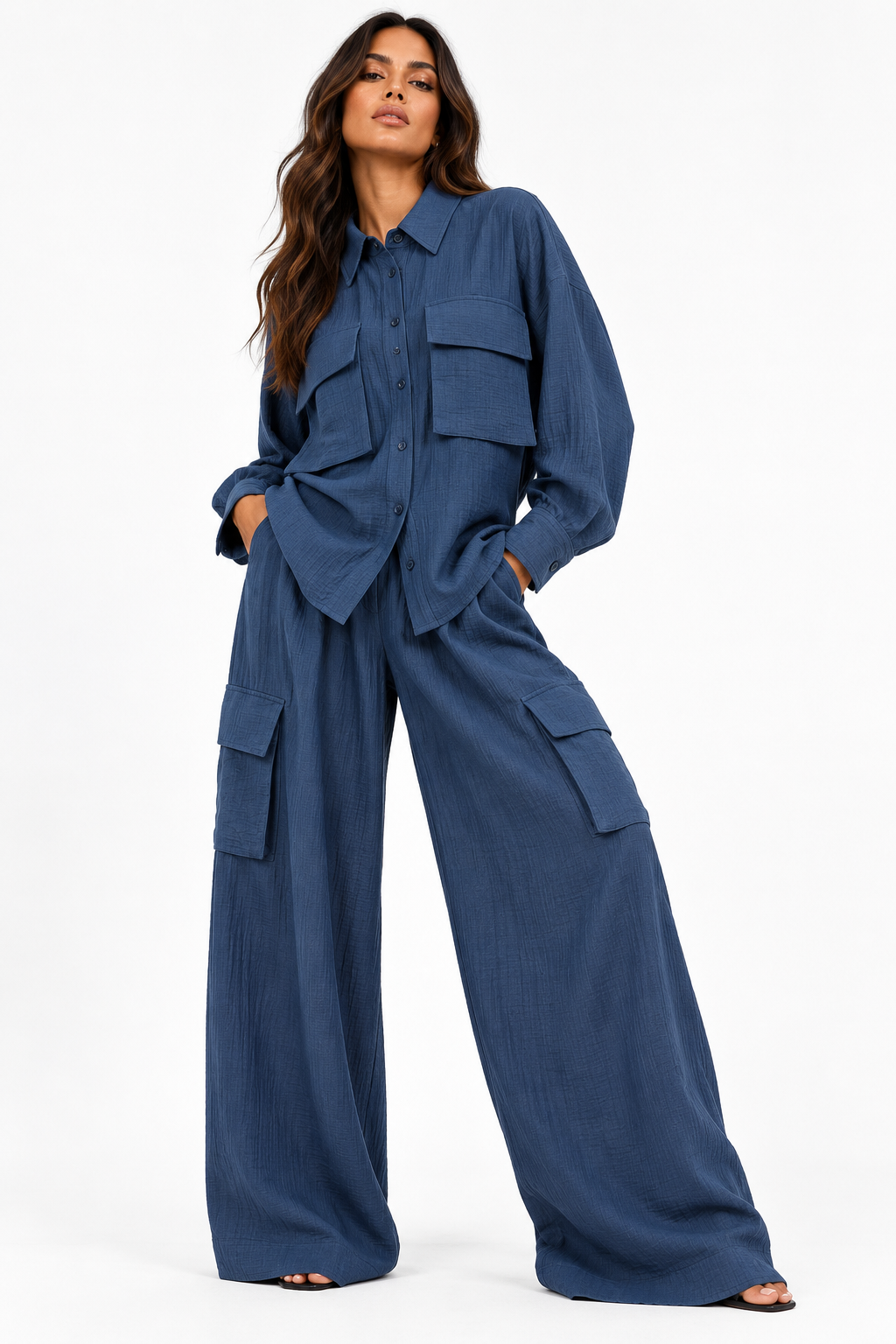 UTILITY TWO-PIECE SET تعيين (SHIRT & PANTS) “OBLOMOV”