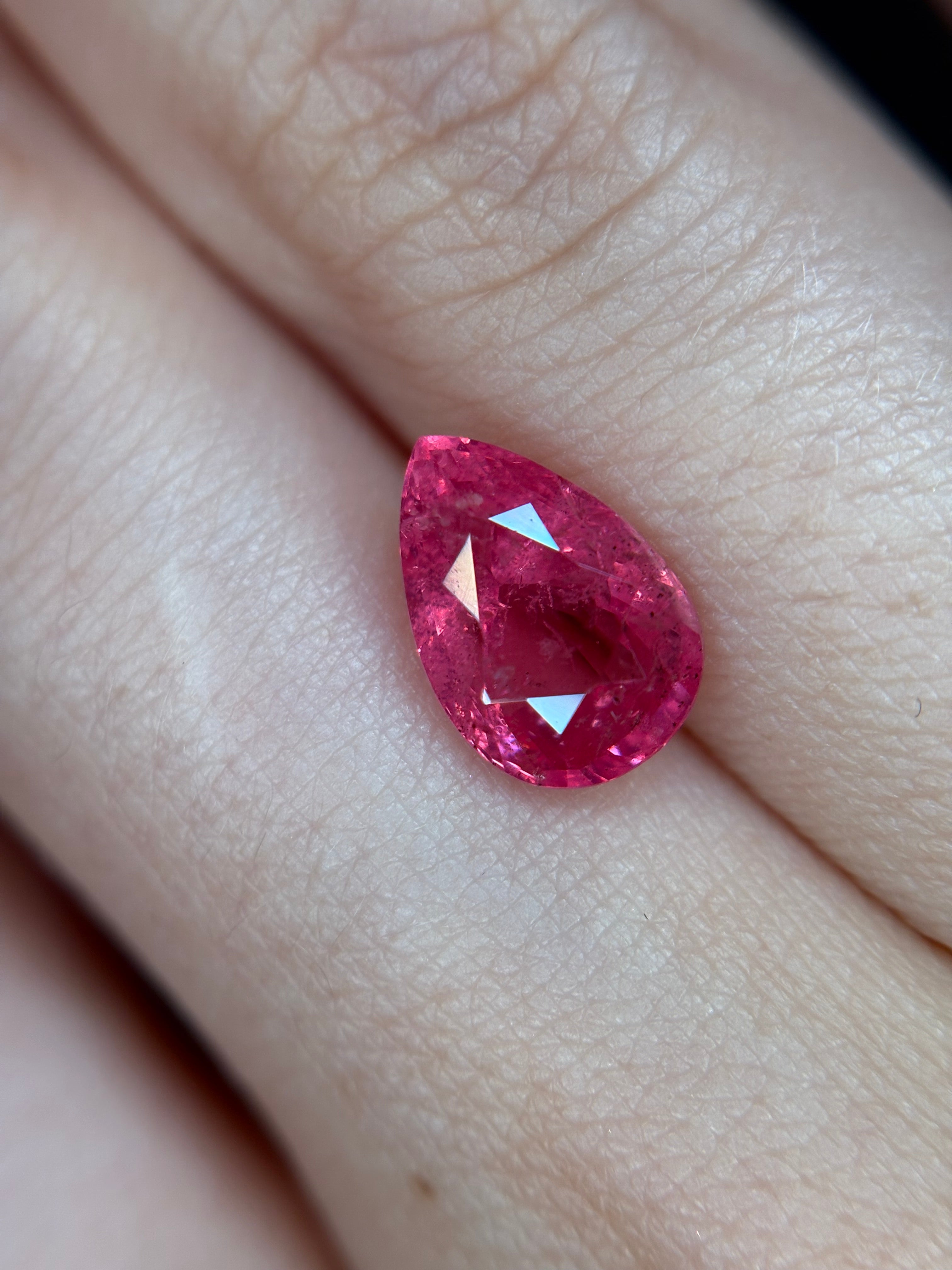 2.11ct Vivid Pink Spinel Mahenge DXBCS5742