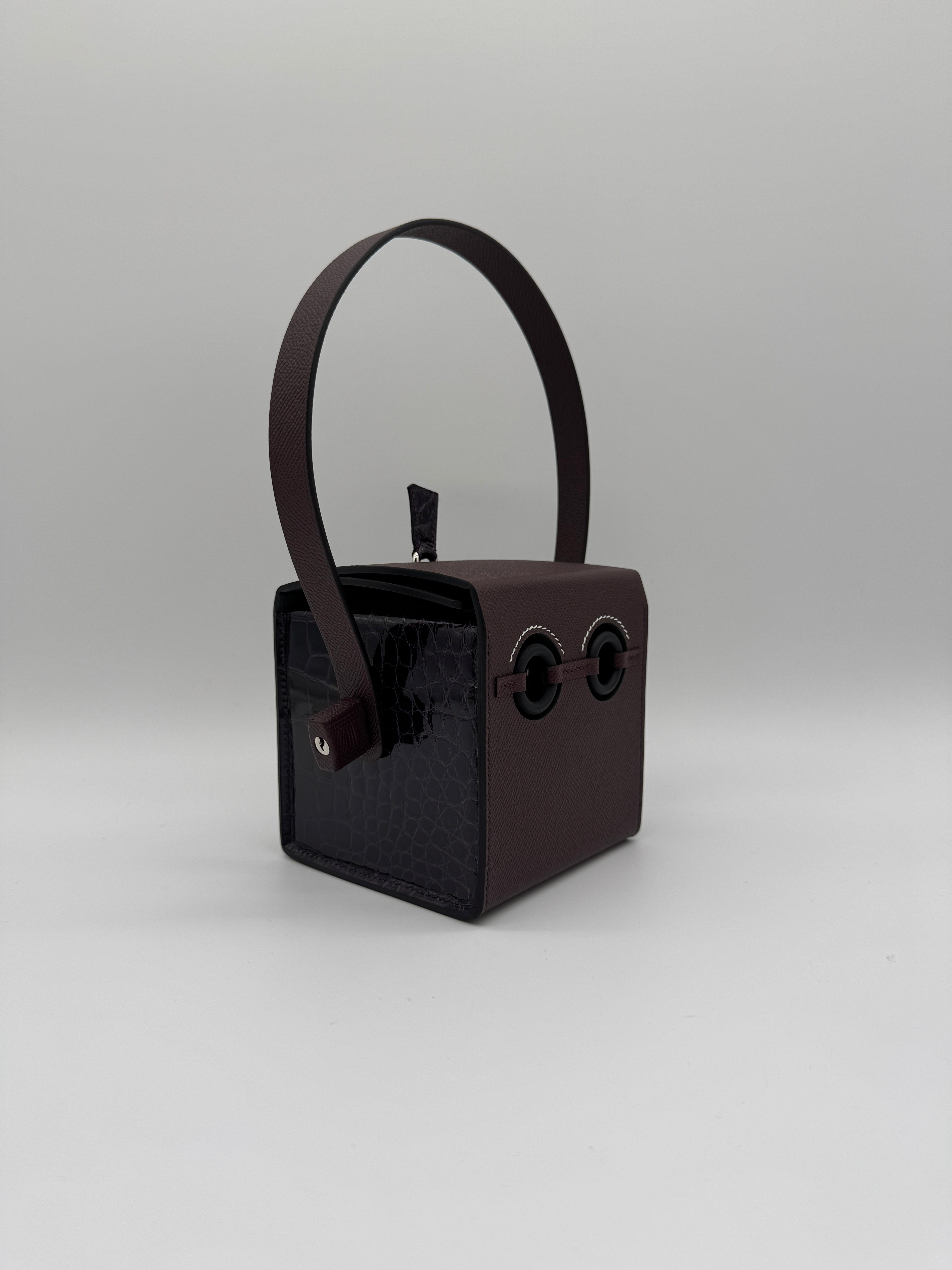 Hermès Petit H robot rouge sellier - cassis