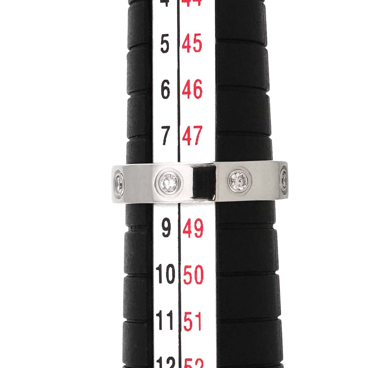 Cartier Mini Love Full Diamond Ring 18K White Gold 750 size48 4.5(US) 902973044