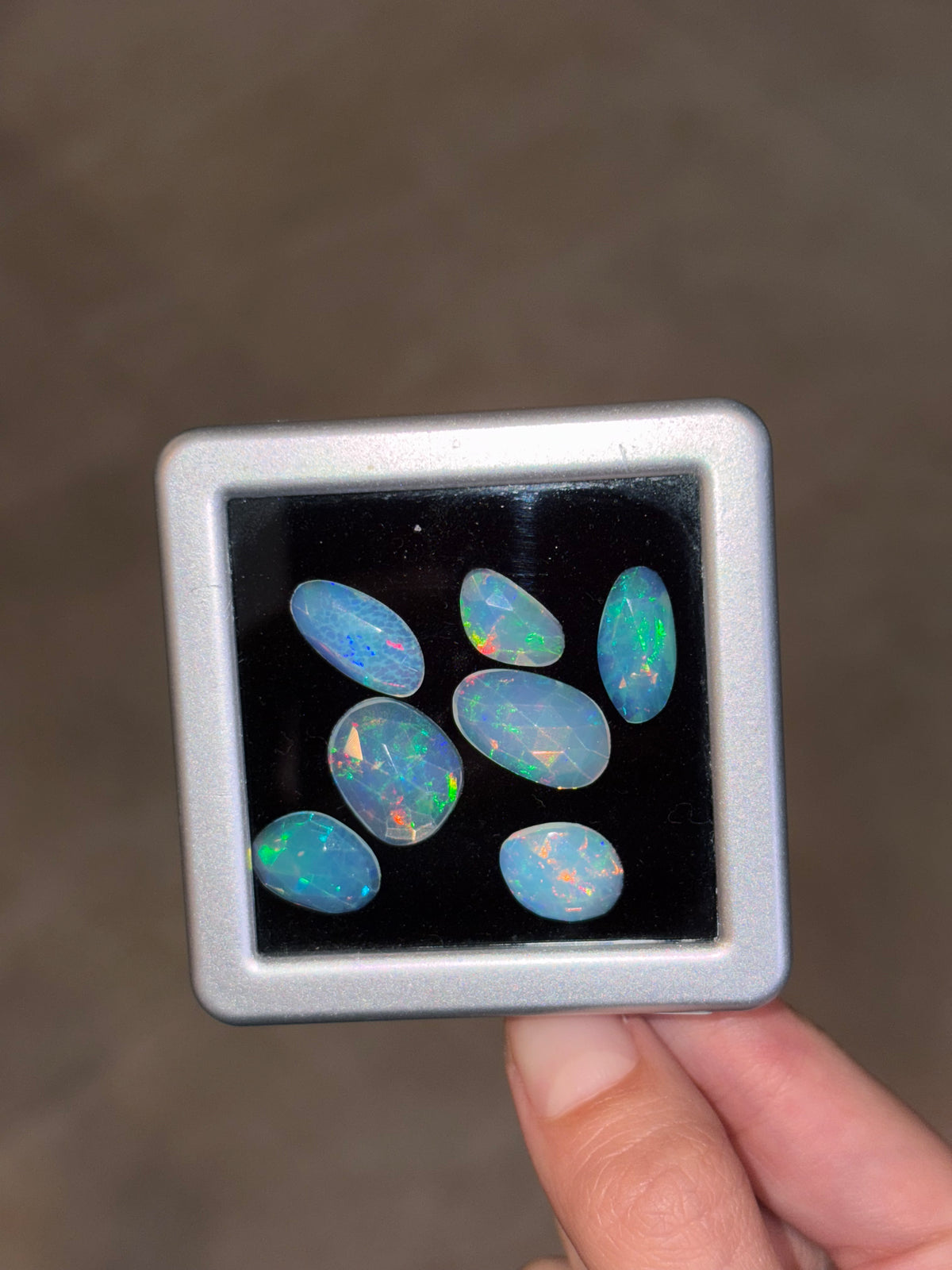 10.00ct Natural Polki Slices Opal Set THAIC1189