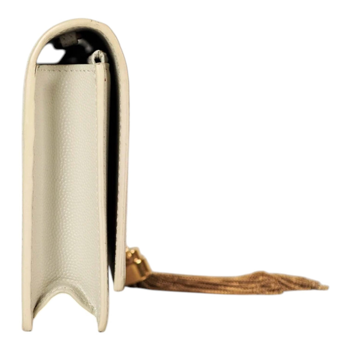 YSL Kate Small Tassel Cream Calfskin Bag