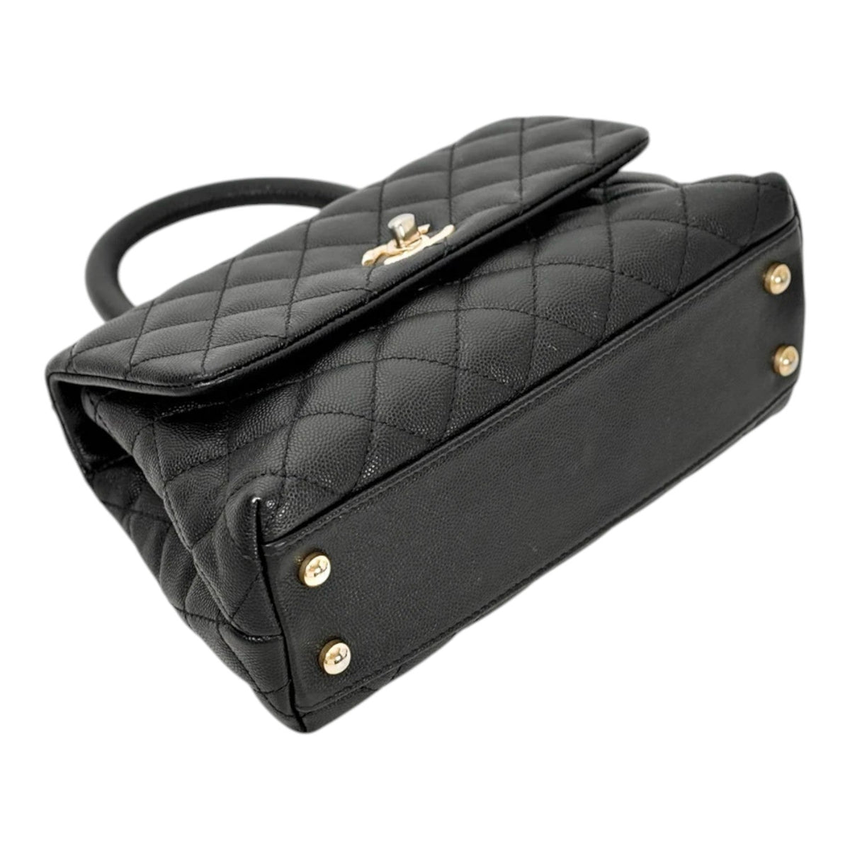 Chanel Small Black Coco in Caviar Bag
