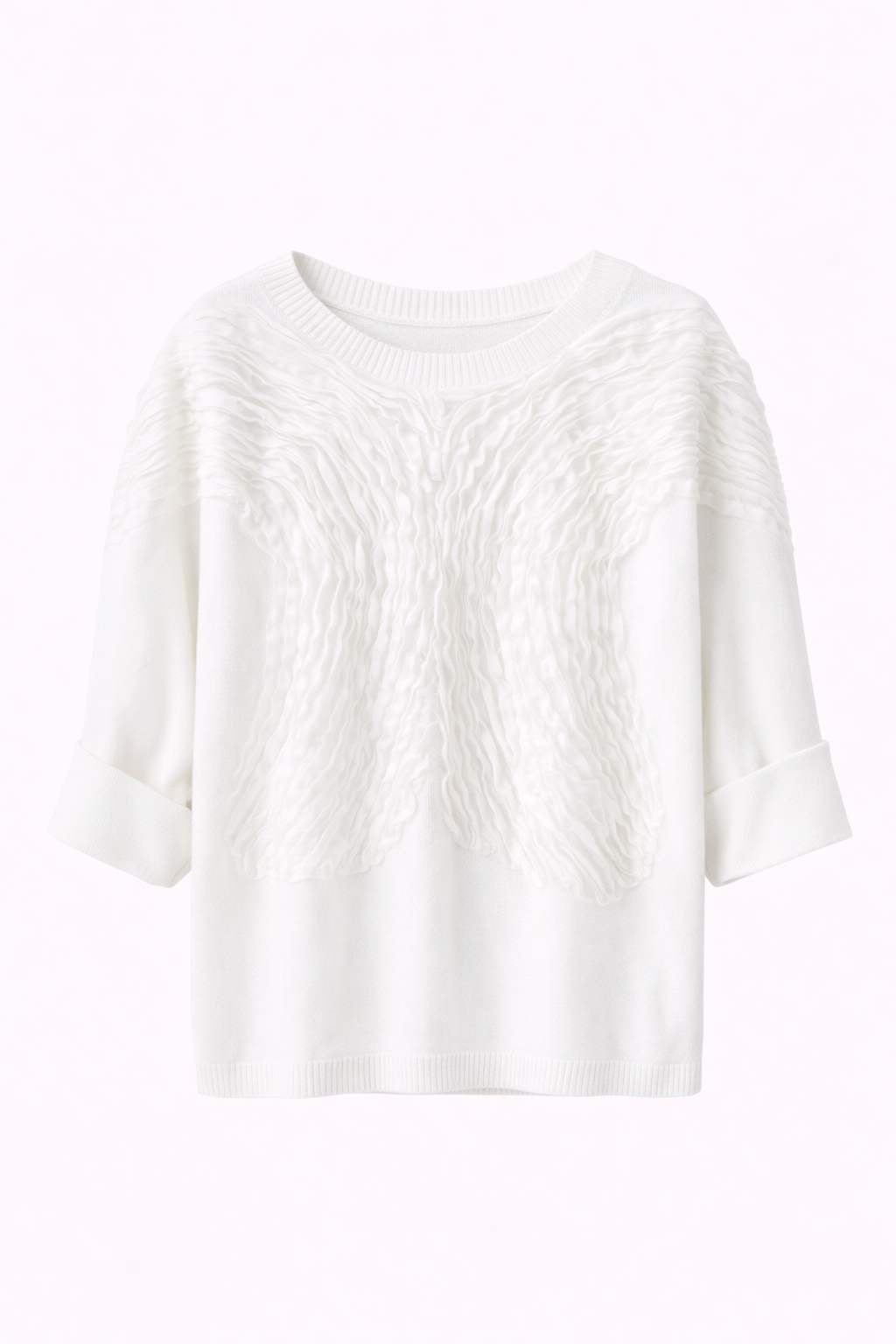 LOOSE FIT LONG FRONT DESIGN SWEATER (سترة)"LAYLA"