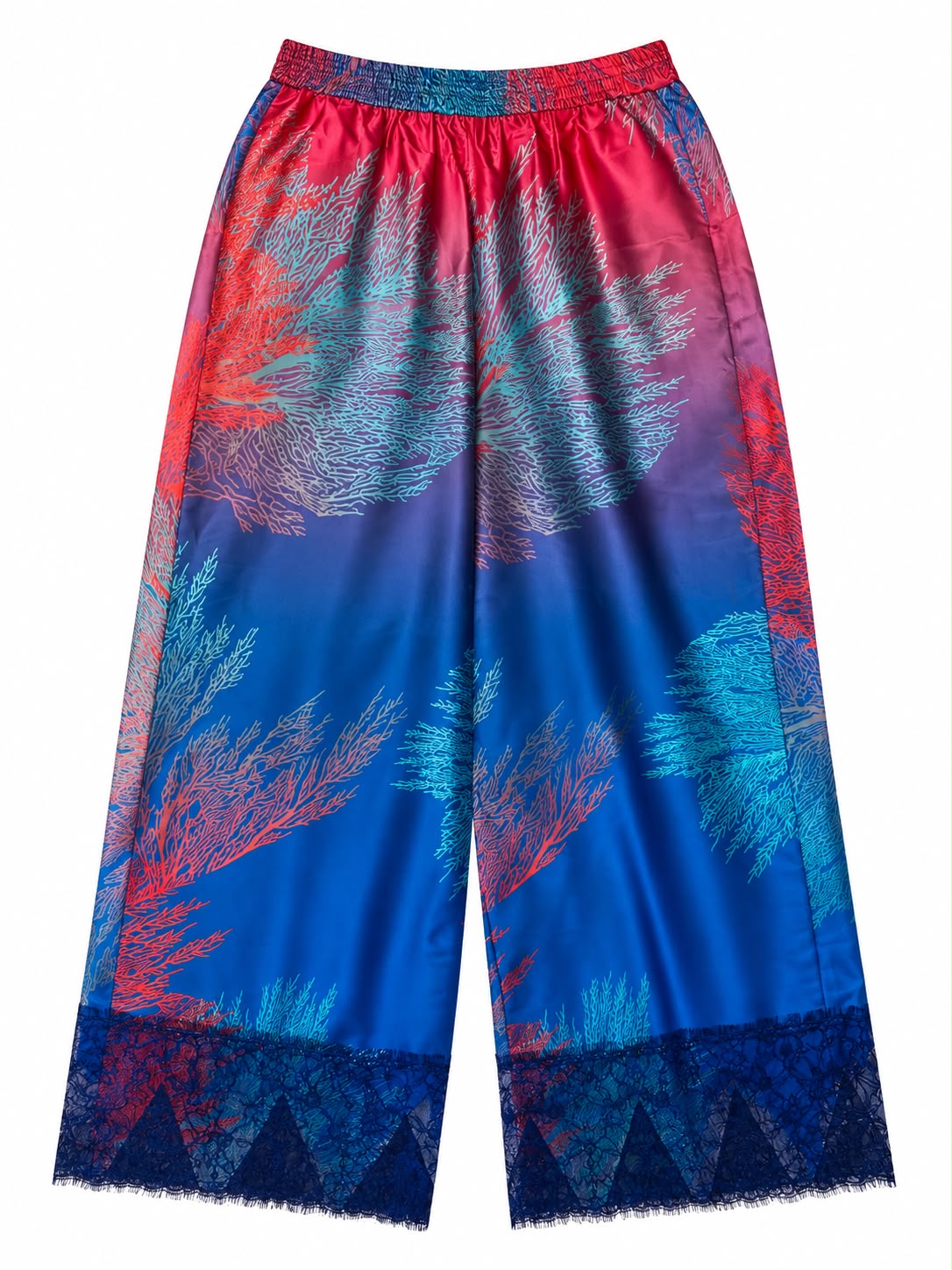 TROUSER LARA LACE CORAL REEF BLUE RED MCL13129