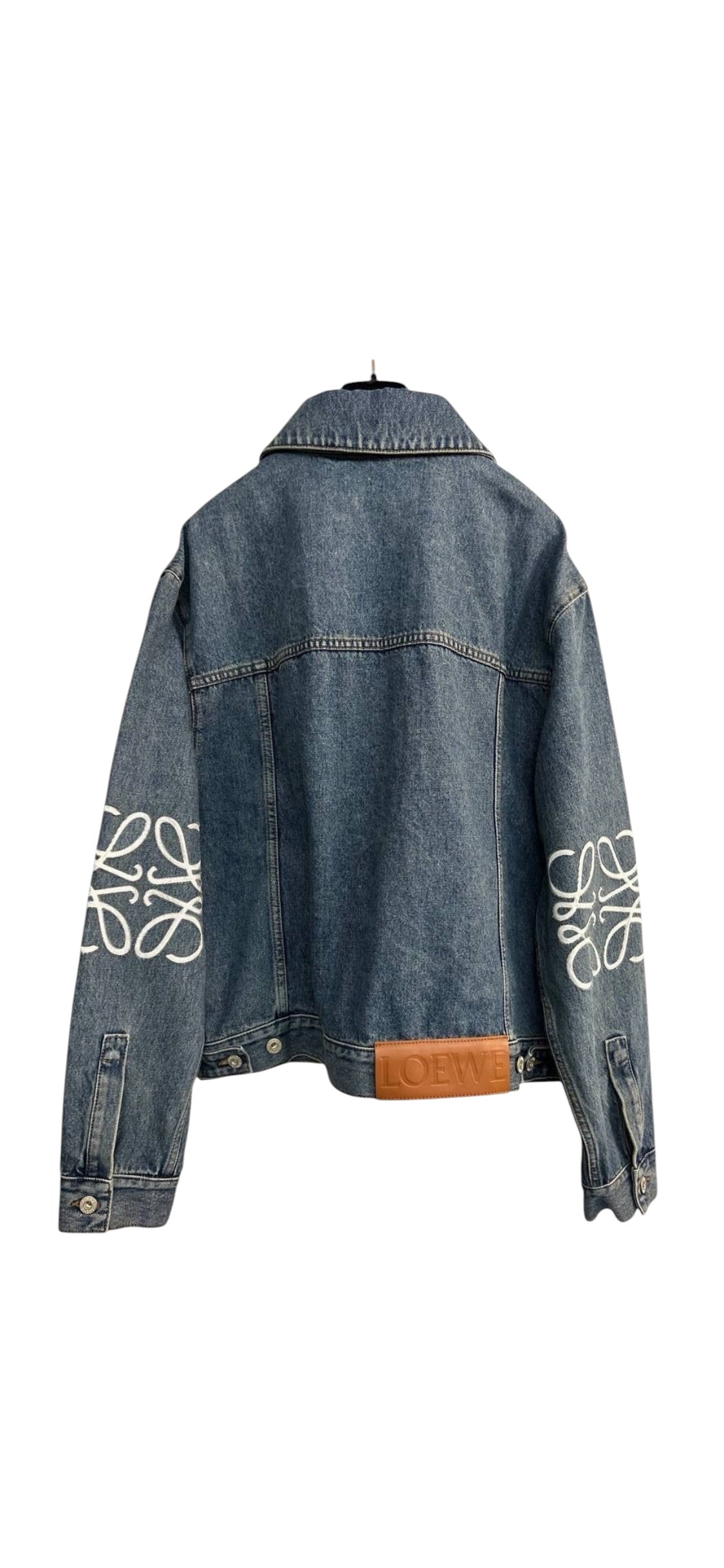 Loewe Anagram Denim Jacket Sz 46 DLT1105