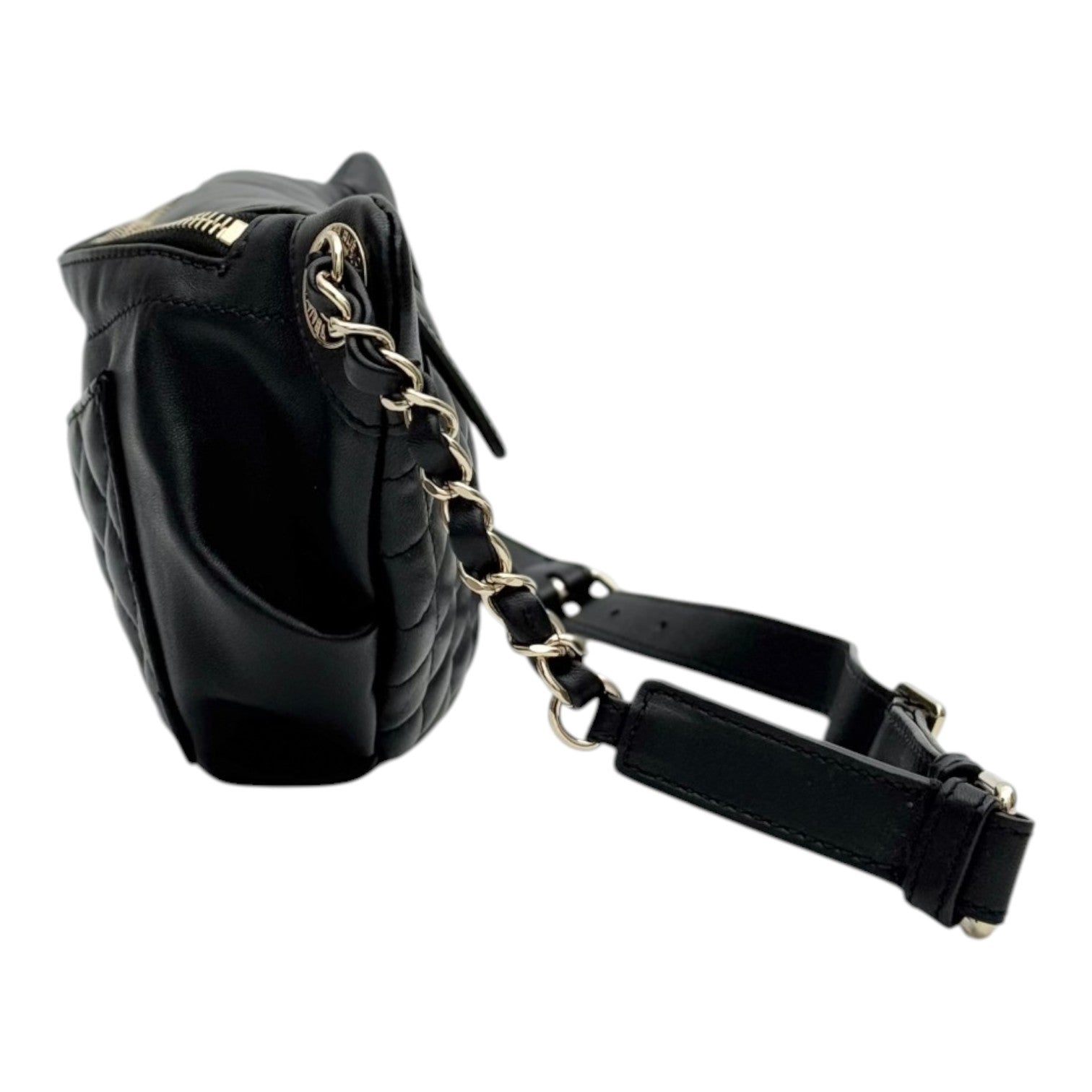 Chanel Black Bumbag with Gold Hardware