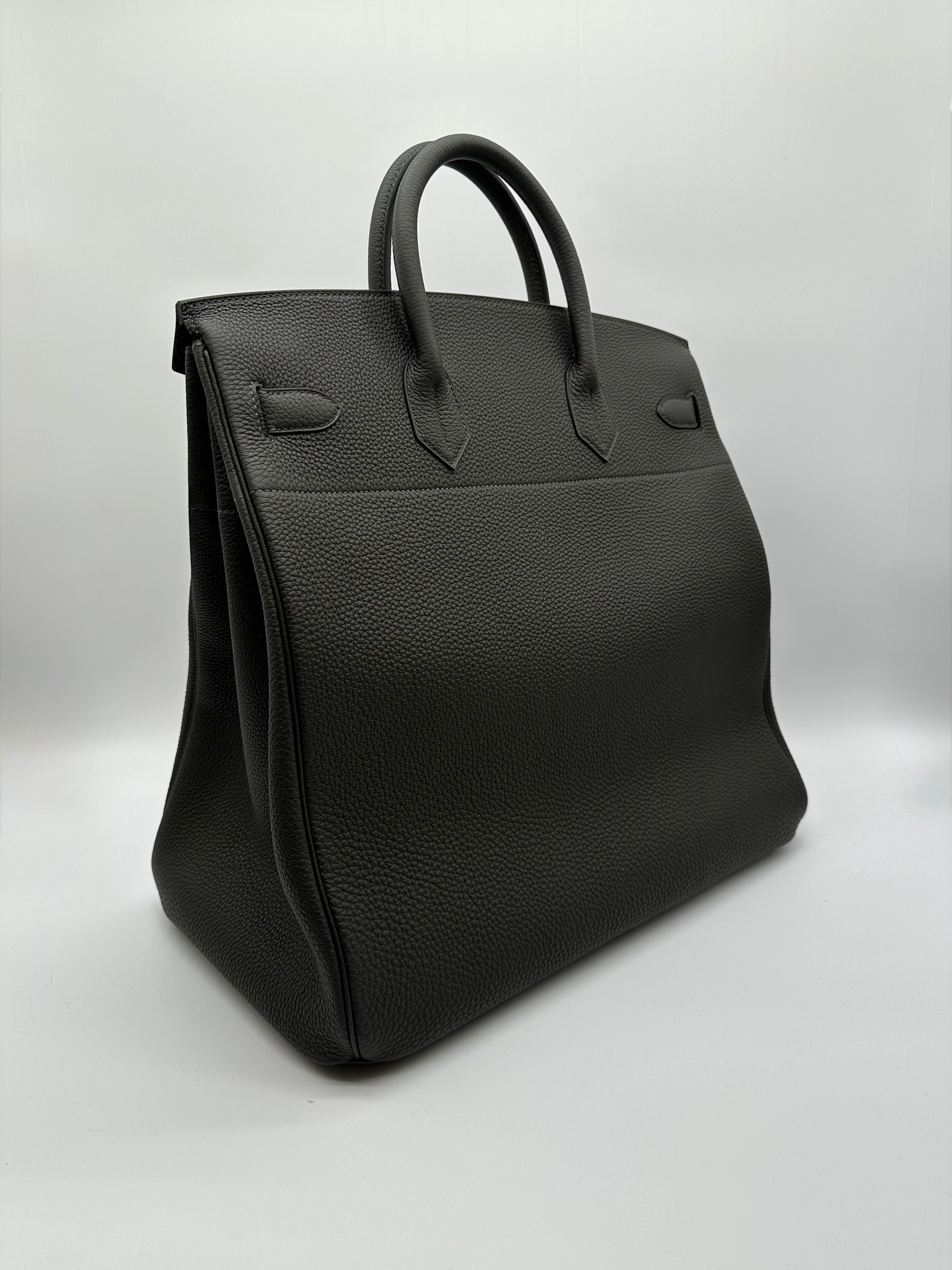 Hermès HAC 40 Dark Bronze Togo Palladium Hardware