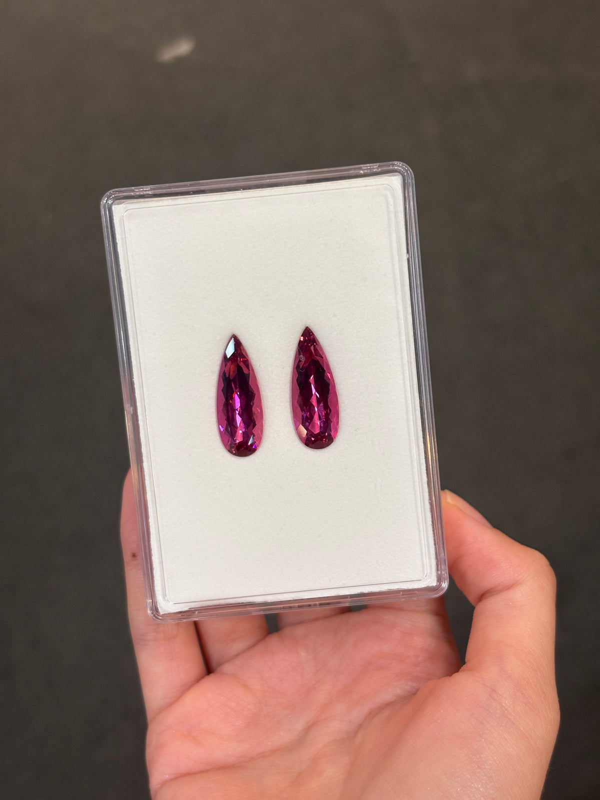 16.20ct Rubellite PAIR DXBCS6782