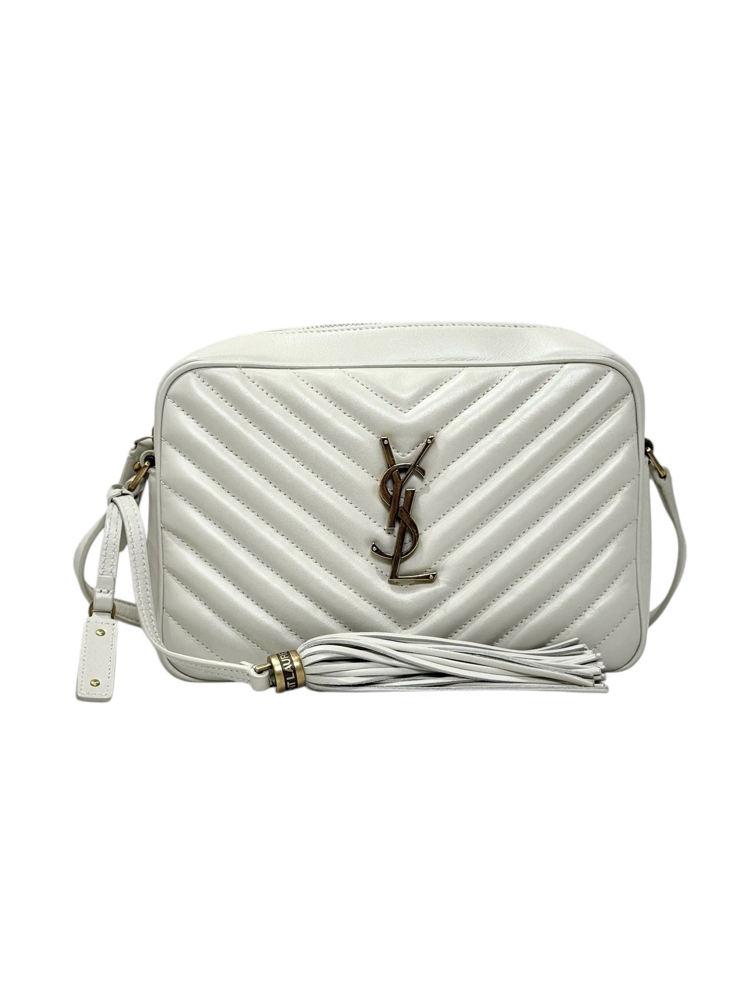 YSL Ivory Camera Bag