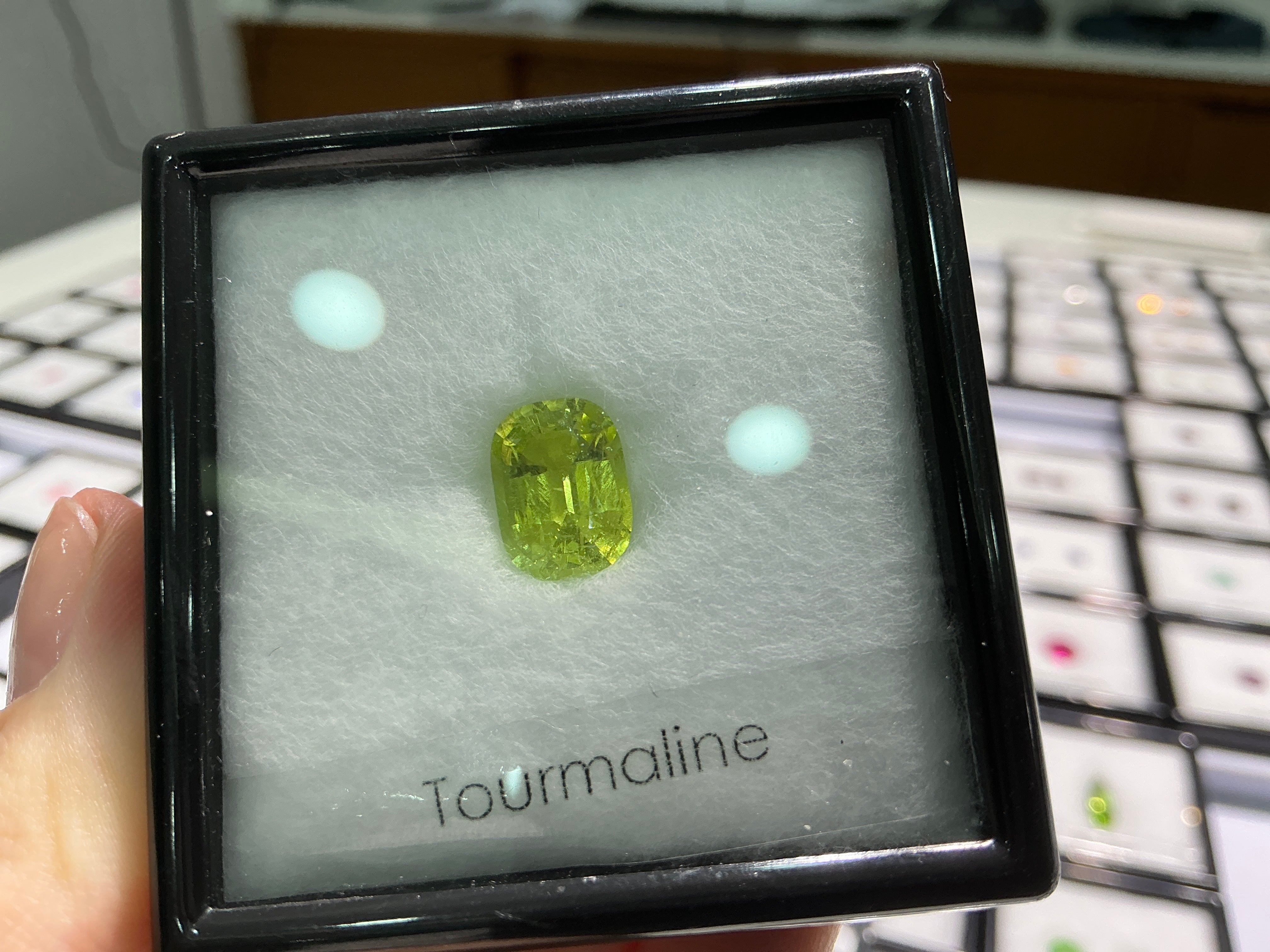 3.17ct Tourmaline Cushion D01386  DXBCS0671