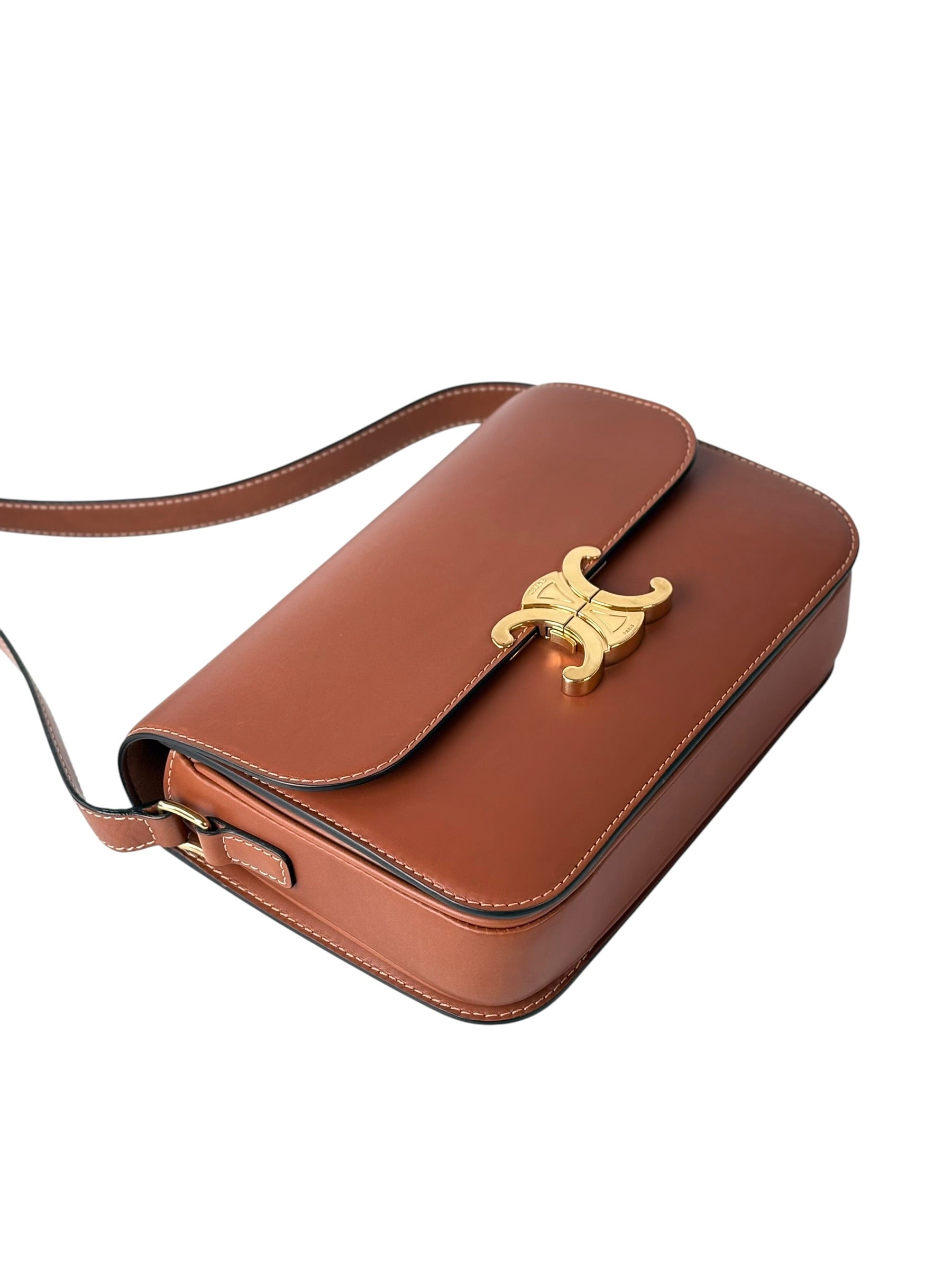 Celine Brown Triomphe Classique 22cm Bag