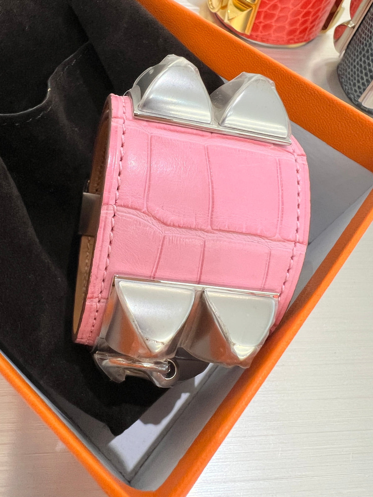 Hermes Bubblegum Alligator CDC PHW SYC1991