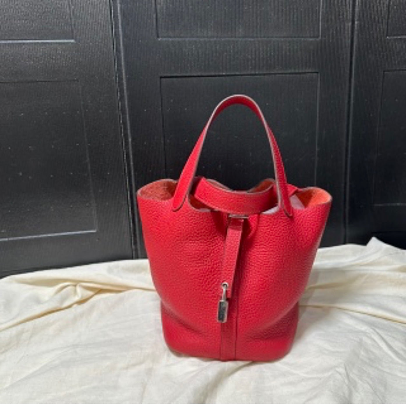 Hermes Basket Red Xin X US6677