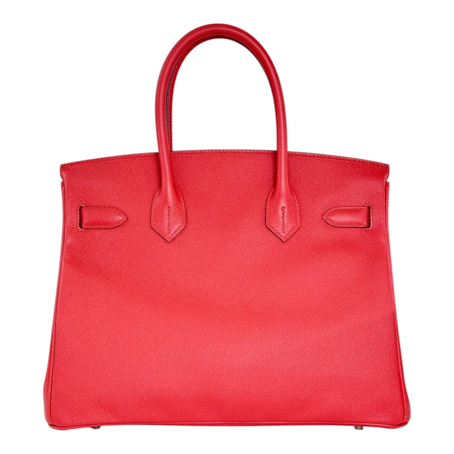 Hermes Red Birkin 30cm Bag in Epsom with PHW