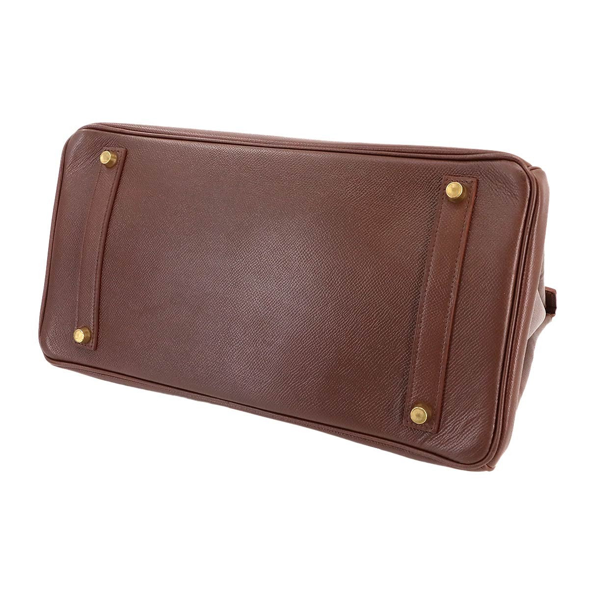 HERMES Birkin 35 Couchevel Epsom Brown Hand Bag Purse 902998373