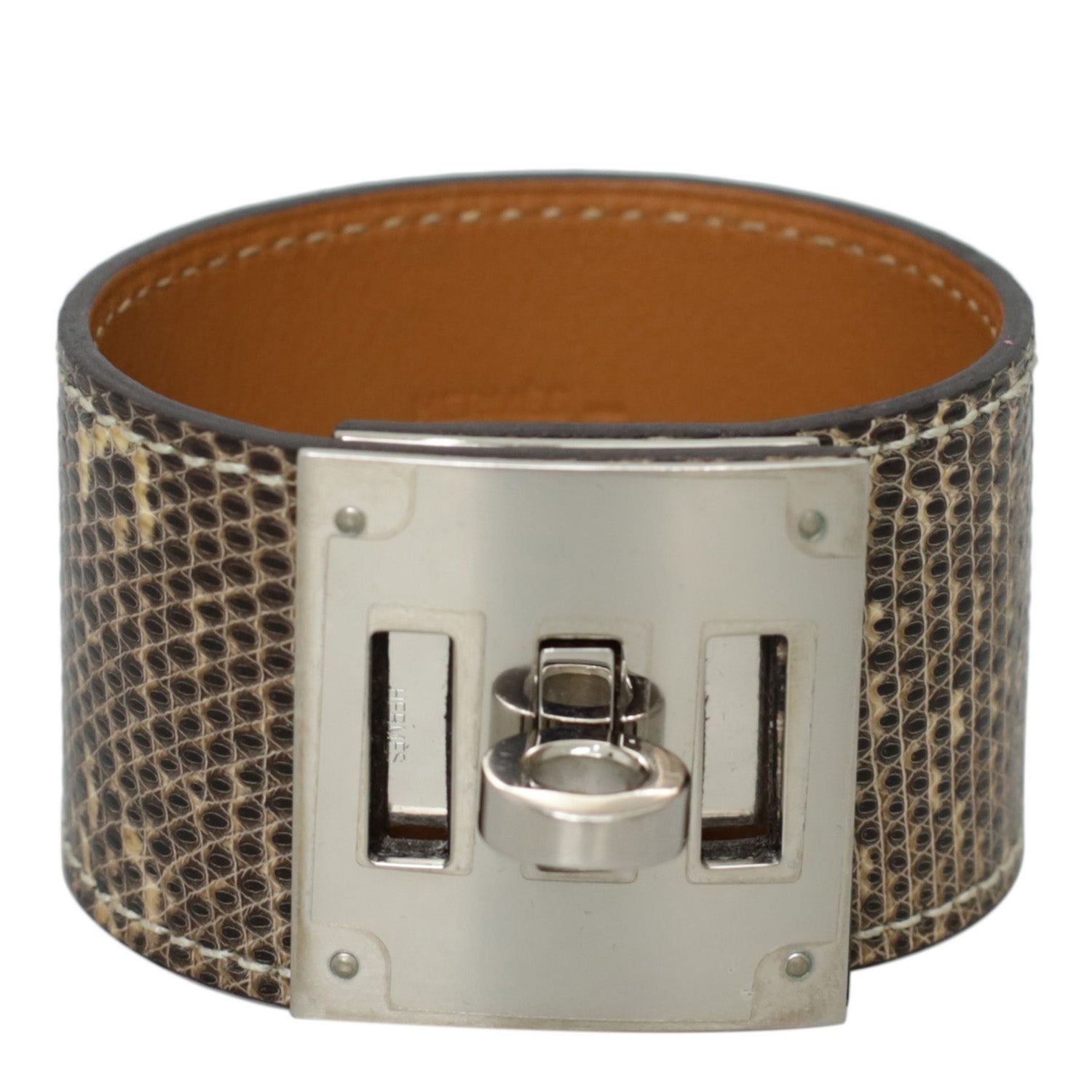 Hermès Lizard Kelly Dog Bracelet HER07165A