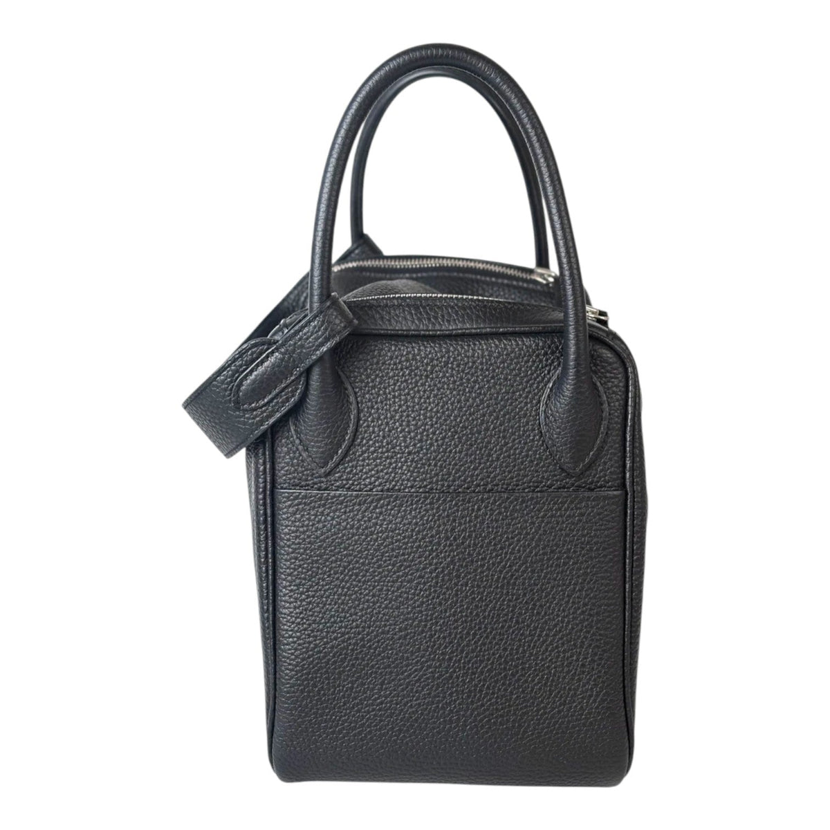 Hermes Lindy 30cm Bag in Black Clemence with PHW