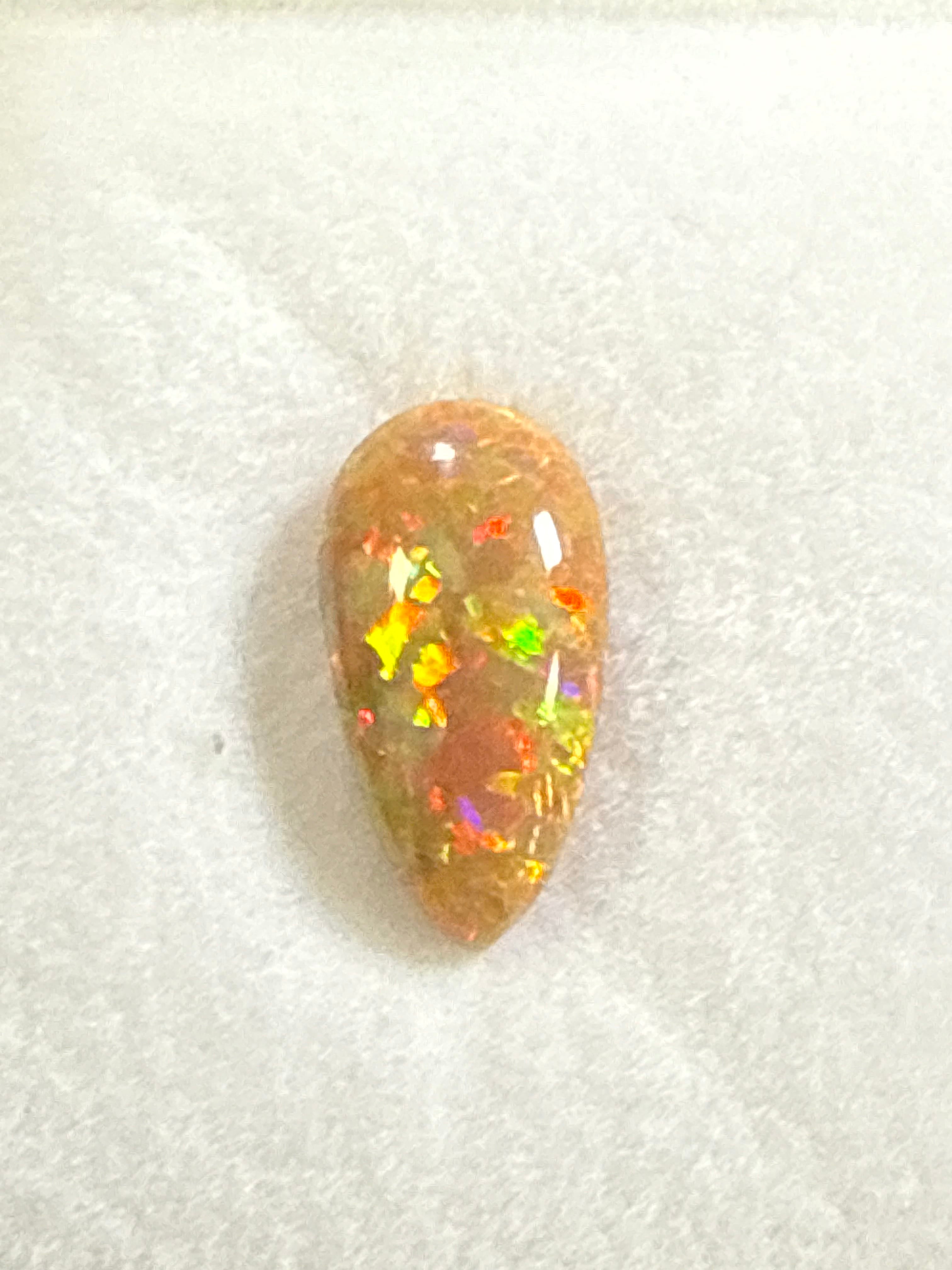 Ethiopian Opal 4.08ct Pear