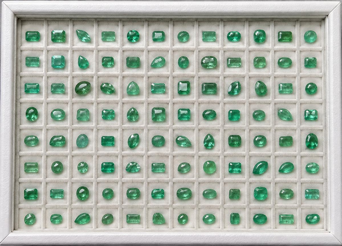 0.3crt to 1crt Panjshir Valley Emeralds LOT No. NDNDX002-1
